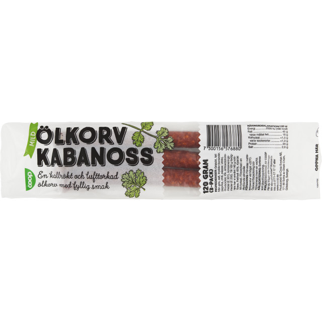 Ölkorv Mild Kabanoss  3-Pack