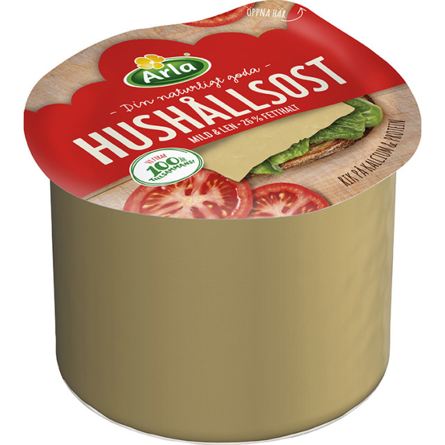 Hushållsost 26% 2.2 Kg