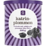 Katrinplommon Torkade