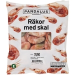 Räkor Med Skal 70-90St/Kg Fryst  Lus
