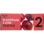 Plastpåsar 2L