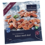 Räkor Med Skal 70-90St/Kg Fryst  D