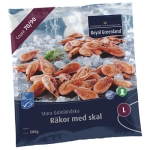 Räkor Med Skal 70-90St/Kg Fryst D