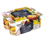 Fruktyoghurt Exotisk Persika & Mango 2,6% 6-Pack